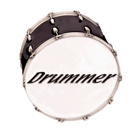 Grtelschnalle Drummer
