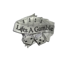 Grtelschnalle Lifes A Gamble