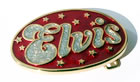 Grtelschnalle Elvis mit Glitzereffekt