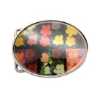 Design Grtelschnalle Blumen