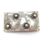 Design Grtelschnalle altsilber