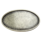 Grtelschnalle Blank Oval