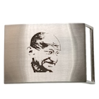 Grtelschnalle Mahatma Gandhi lasergraviert