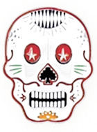 Grtelschnalle Totenkopf