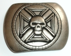 Grtelschnalle Totenkopf