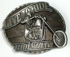Grtelschnalle Live to Ride