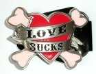 Grtelschnalle Love Sucks