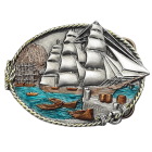 Grtelschnalle Segelschiff