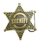 Grtelschnalle Sheriffstern