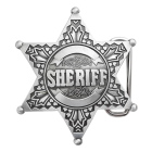 Gürtelschnalle Sheriffstern