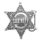 Grtelschnalle Sheriffstern