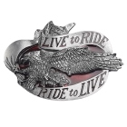 Grtelschnalle Live to ride