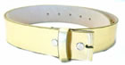 Ledergrtel gold metallic