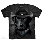 T-Shirt Labrador-Cowboy