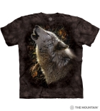 T - Shirt Heulender Wolf