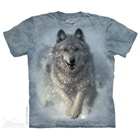 Kinder-T-Shirt Wolf im Schnee