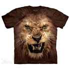 Kinder-T-Shirt Löwengesicht