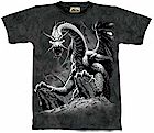 T-Shirt Schwarzer Drache